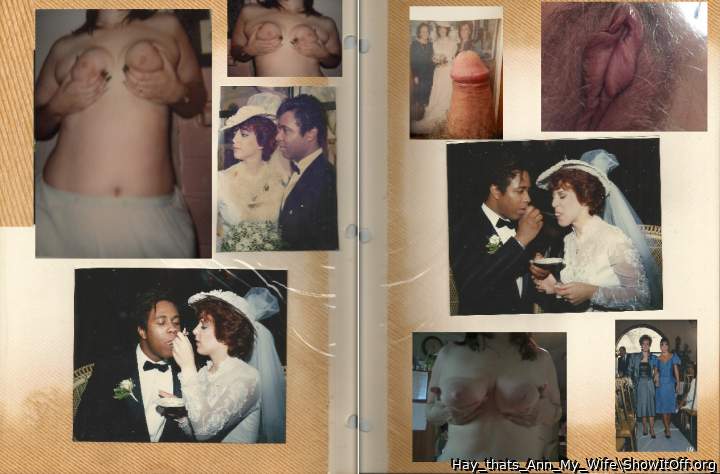 A page from our "Wedding Album" photo book