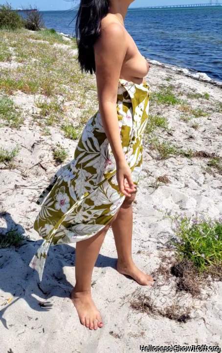 Love to watch the dress slowly fall