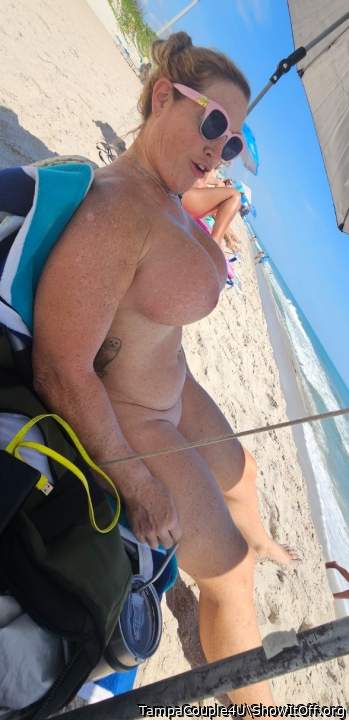 Super nice view on a beach 