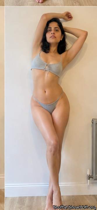 Super sexy photo. Color looks amazing on you, but try a yell