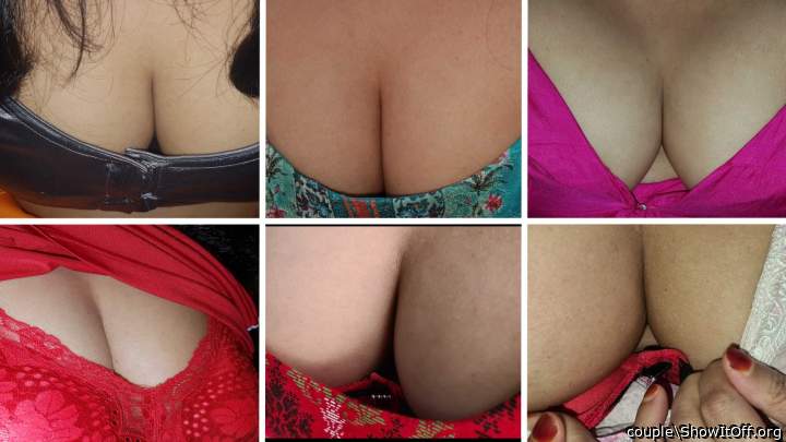 Photo of breasts from couple