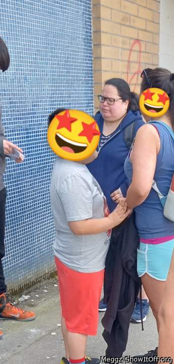 me pretending to be mad at my in-law