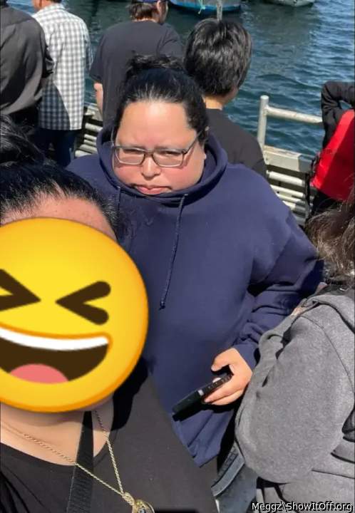 cold day on the boat can't wait to get home and out of these clothes