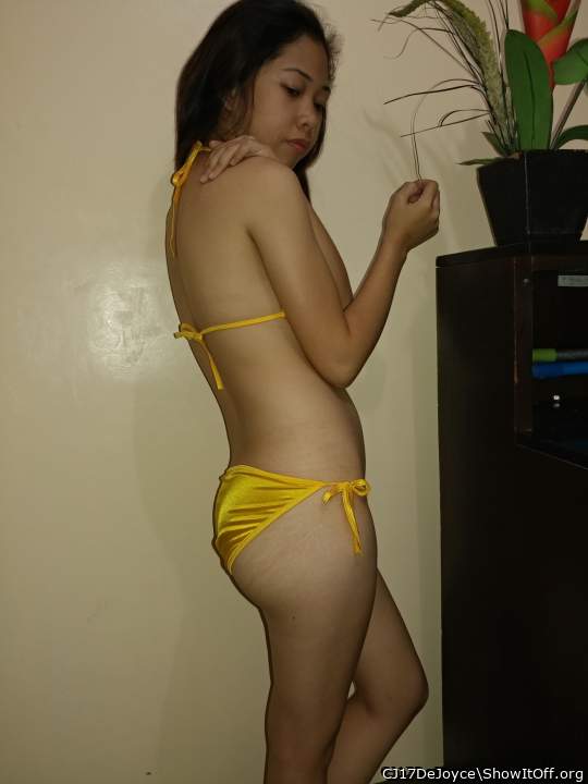 Me and my golden swimsuit