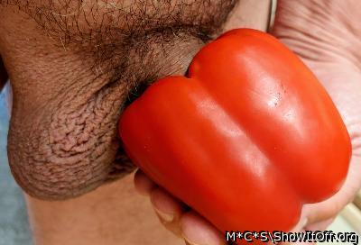 Mmmmm. sweet red pepper with cream sauce!  Bon Appetit