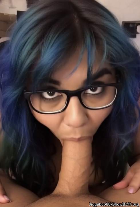 Excellent cock sucking. Looks beautiful with that cock in he