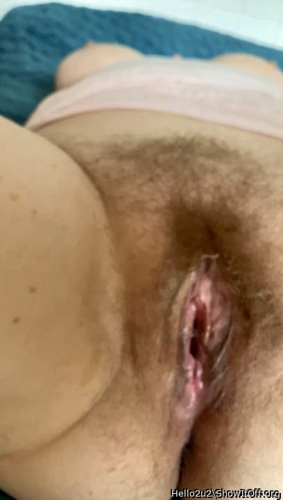 Pussy wet and ready for cock