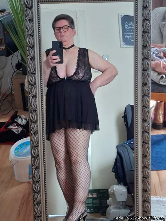 Gaby in Netzstr�mpfen