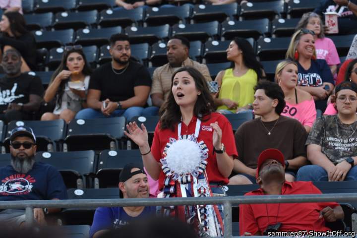 Conducting my school’s choir for the star spangled banner