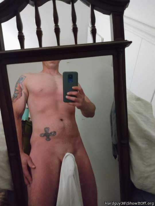 Having a big cock hard enough to hang a towel on..is impress