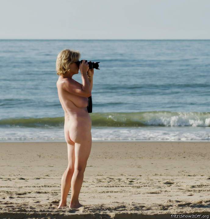 Beach Fotographer getting fotographed