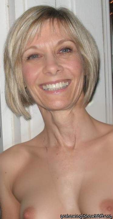 Sexy perky tits! And love the smile!