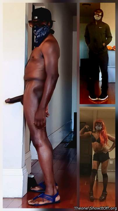 Pics Of Me As a Man ' an a Crip Hood Fag and as  CD Sissy MS Hershey