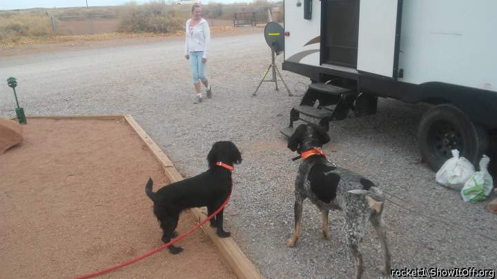 A stop at meteor Crater in Arizona after hubby worked a shutdown in California