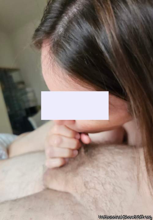 Enjoying a nice blowjob