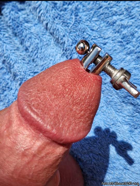 Gaping cock hole