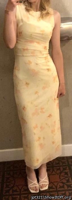You look good in that dress 
