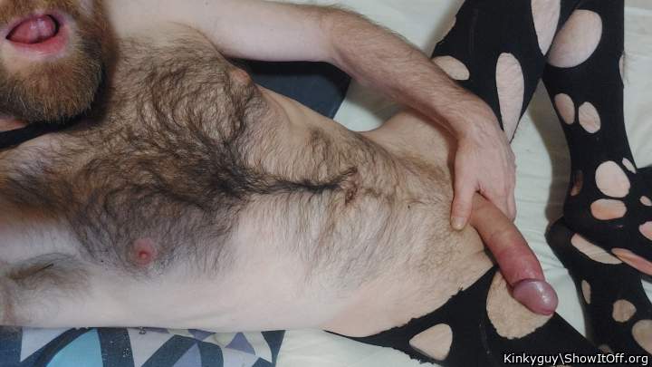Nice cock and body love the fur man!  