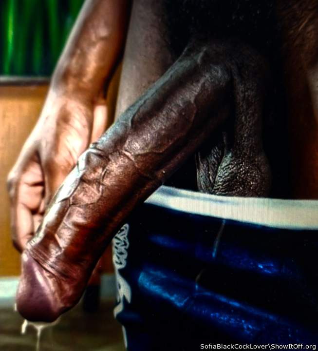 I`m obsessed with black cocks because they`re simply superior